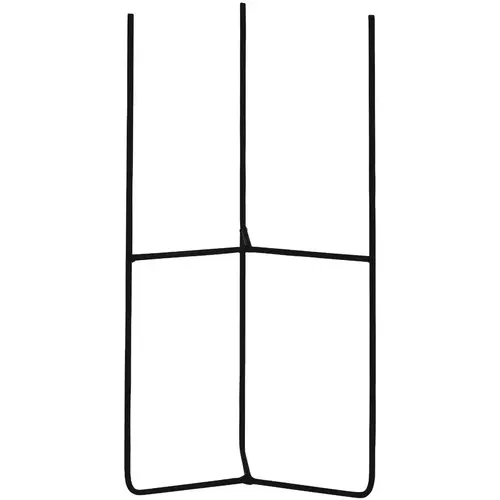 Urban Living Matte Black Powder Coated Steel Tri-Floor Pot Holder