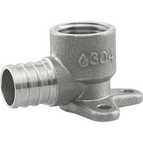 3/4 In. PEX x 1/2 In. Stainless Steel Drop Ear Elbow 3/4 In. PEX x 1/2 In. Stainless Steel Drop Ear Elbow