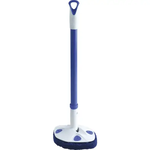 Extendable Tub & Tile Scrubber with Diamond Head Blue