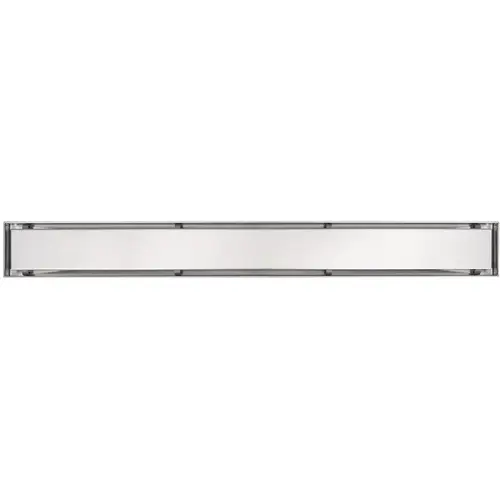 24 In. Linear Shower Drain Tile-In Grate Brushed Nickel 24 In. Linear Shower Drain Tile-In Grate Brushed Nickel
