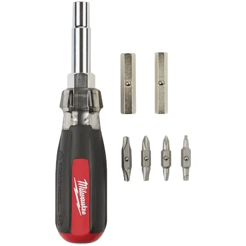 13-in-1 Cushion Grip Multi-Bit Screwdriver with ECX 13-in-1 Cushion Grip Multi-Bit Screwdriver with ECX