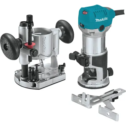 Makita Router, Compact Kit 6.5A 1.25hp Corded Motor Variable Speed