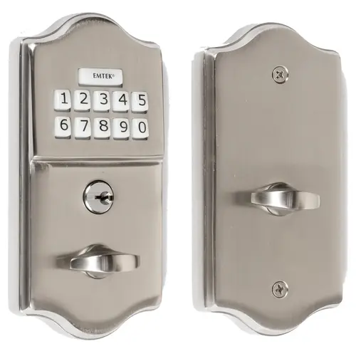 Classic Electronic Keypad Deadbolt Satin Nickel Finish