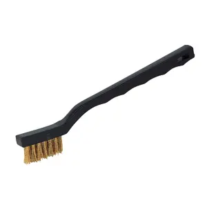 Hyde 46605 Brass Bristle Mini Brush