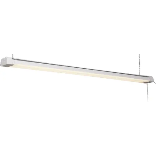 4 Ft. 2-Bulb LED Linkable Shop Light Fixture White 4 Ft. 2-Bulb LED Linkable Shop Light Fixture White