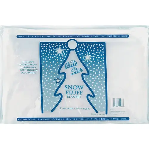 10 Ft. x 15 In. Rolled Snow Blanket White