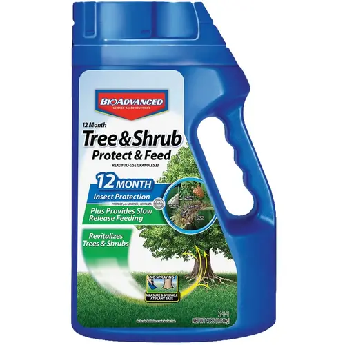 4 Lb. Ready To Use Granules Tree & Shrub Protect & Feed Insect Killer