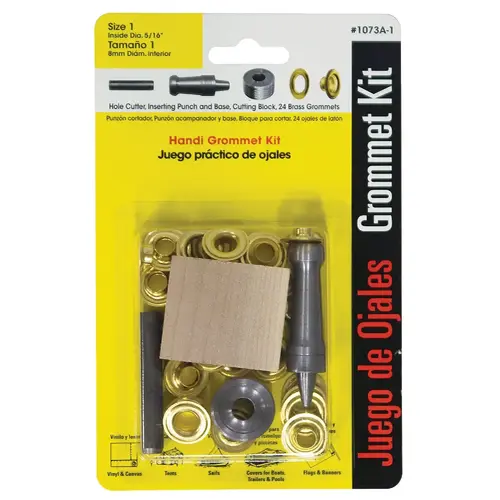5/16 In. Brass Grommet Kit
