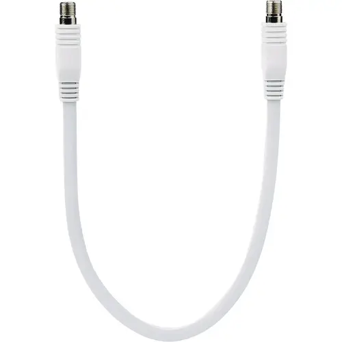 18 In. White Flat Coax Extension Cable 18 In. White Flat Coax Extension Cable