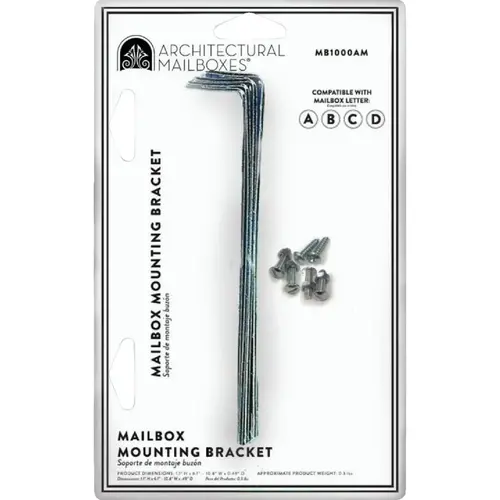 Adjustable Metal Mailbox Bracket (4-Piece) Adjustable Metal Mailbox Bracket (4-Piece)