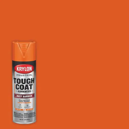 Tough Coat Advanced with Rust Barrier Technology Spray Paint, 15 oz, Safety Orange, Gloss - pack of 6 Tough Coat Advanced with Rust Barrier Technology Spray Paint, 15 oz, Safety Orange, Gloss - pack of 6