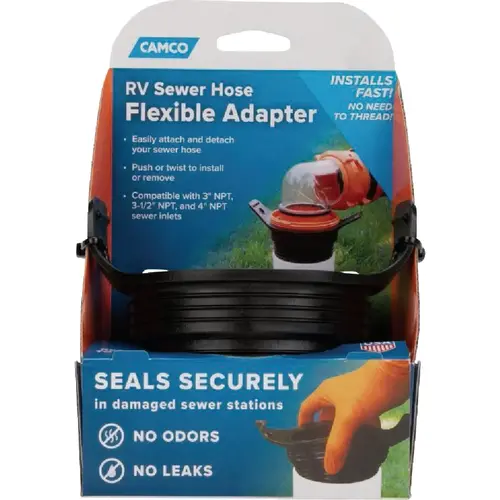 Flexible 3-in-1 RV Sewer Hose Flexible Adapter Flexible 3-in-1 RV Sewer Hose Flexible Adapter