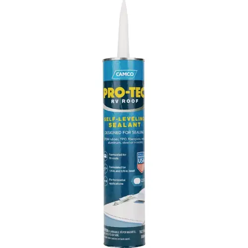 White RV Roof Self-Leveling Sealant