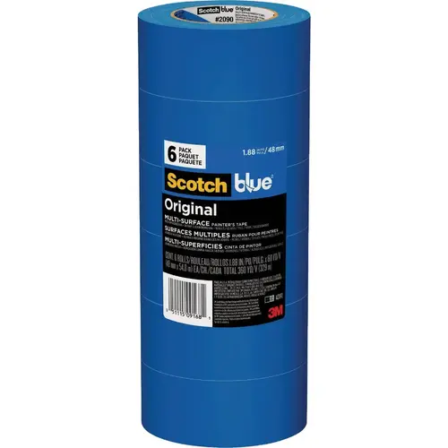 1.88 In. x 60 Yd. Original Painter's Tape (6 Roll) Blue 1.88 In. x 60 Yd. Original Painter's Tape (6 Roll) Blue