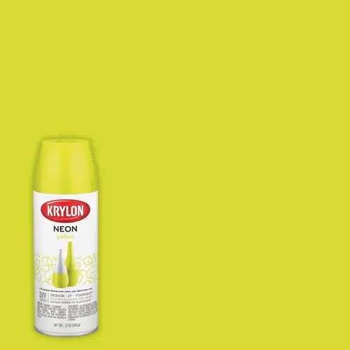 12 Oz. Neon Yellow Spray Paint 12 Oz. Neon Yellow Spray Paint