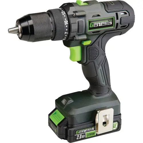 20V 1/2 In. Cordless Drill/Driver Kit with 2.0 Ah Battery & Charger 20V 1/2 In. Cordless Drill/Driver Kit with 2.0 Ah Battery & Charger