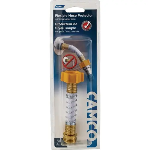 Camco USA Hose Protector with Gripper, 1/2 in ID, 5 in L, Plastic