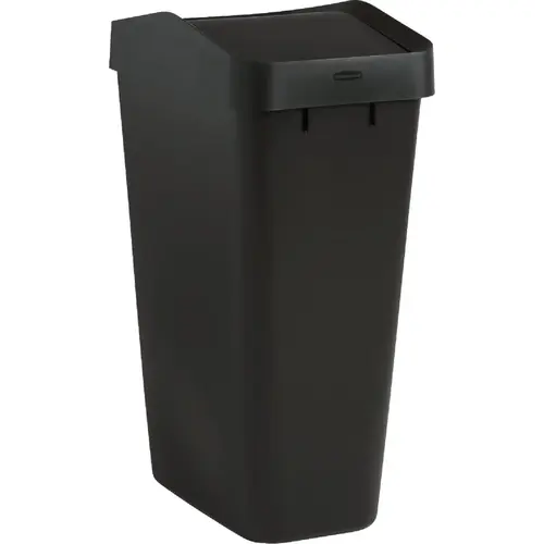 Rubbermaid 2170117 12.2 Gal. Black Swing-Top Wastebasket Buy Now