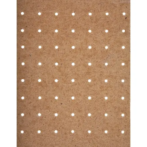 3/16 In. x 4 Ft. x 8 Ft. Tempered Hardboard Pegboard Brown