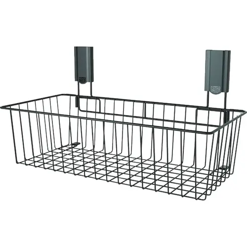 18 In. Black Large Magnetic Basket