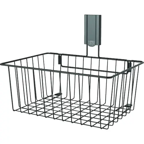12 In. Black Small Magnetic Basket