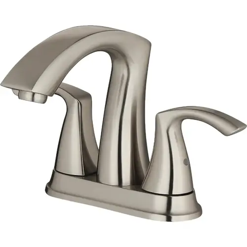 Compass Manufacturing 3280BN Brookfield Brushed Nickel 2-Handle Bathroom Faucet With Popup Compass Manufacturing 3280BN Brookfield Brushed Nickel 2-Handle Bathroom Faucet With Popup