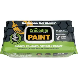 Crocodile Cloth 6920-100 Paint Cleaning Wipe (100-Count)