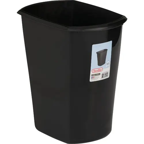3 Gal. Rectangular Wastebasket Black 3 Gal. Rectangular Wastebasket Black