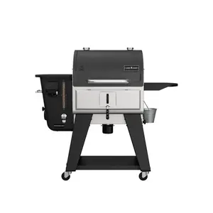 Camp Chef PG24WWSB Woodwind Pro 24 Series Pellet Grill, 429 sq-in Primary Cooking Surface, Smoker Included: Yes, Black