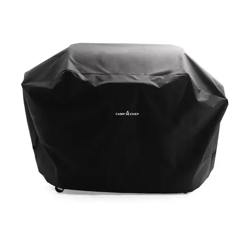 Grill Cover, 66 in W, 24-1/2 in D, 47-1/2 in H, Polyester, Black