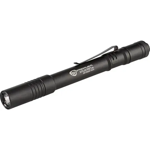 Stylus Pro 350 Lm. LED USB Rechargeable Flashlight Black