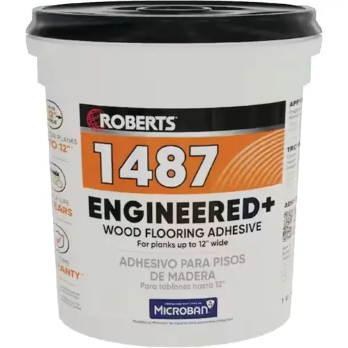 1487 Engineered+ Wood Flooring Adhesive, 1 Gal. Beige