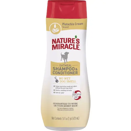 16 Oz. Oatmeal Dog Shampoo & Conditioner