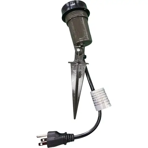 PAR38 Bronze Weatherproof Spike Lamp Holder PAR38 Bronze Weatherproof Spike Lamp Holder