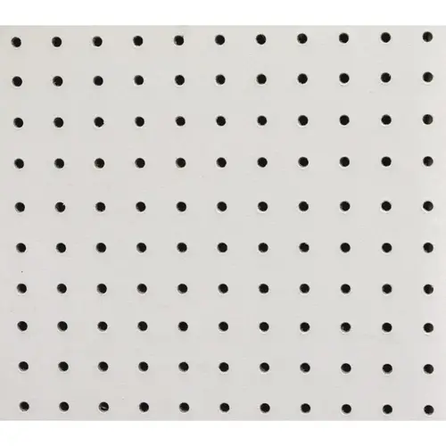 3/16 In. x 4 Ft. x 8 Ft. White Tempered Hardboard Pegboard