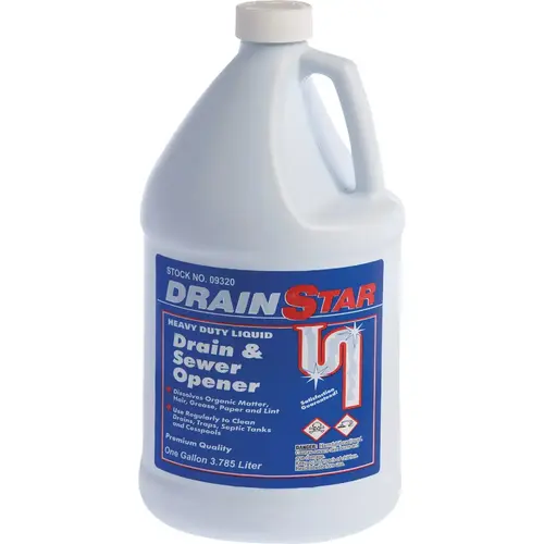 Drainstar Heavy-Duty Liquid Drain Opener, 1 Gal. - pack of 4 Drainstar Heavy-Duty Liquid Drain Opener, 1 Gal. - pack of 4