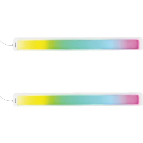 Smart 2 In. W. x 12 In. L. Under Cabinet RGB & IC LED Light Bar Kit Lights White - pack of 2