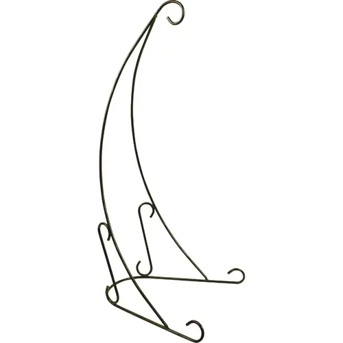 38 In. H. Black Powder Coated Steel Plant Stand