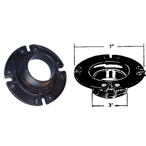 3 In. MIP ABS Toilet Flange for Mobile Home 3 In. MIP ABS Toilet Flange for Mobile Home