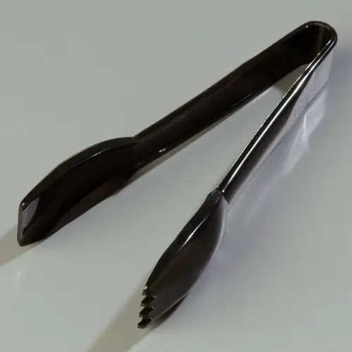 Carlisle 6 Inch Plastic Black Salad Tong, 1 Each Carlisle 6 Inch Plastic Black Salad Tong, 1 Each