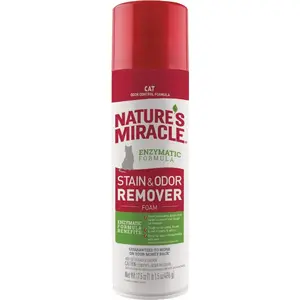 Nature's Miracle P-68341 17.5 Oz. Foam Aerosol Cat Stain And Odor Remover