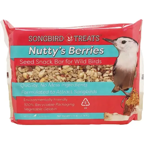 Songbird Treats 1.75 Lb. Nutty's Berries Seed Bar