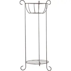 American GardenWorks GPST 36 In. H. Black Powder Coated Steel Plant Stand