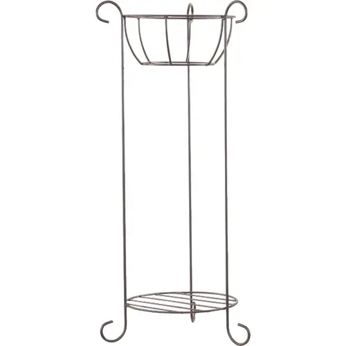 36 In. H. Black Powder Coated Steel Plant Stand