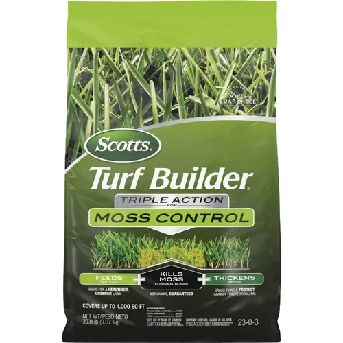 Turf Builder Triple Action 4000 Sq. Ft. 20 Lb. Moss Control