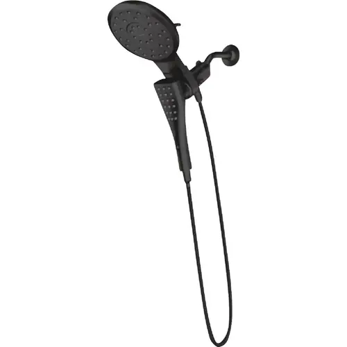 Verso 8-Spray 1.75 GPM Combo Handheld Shower Head with Infiniti Dial, Matte Black Verso 8-Spray 1.75 GPM Combo Handheld Shower Head with Infiniti Dial, Matte Black