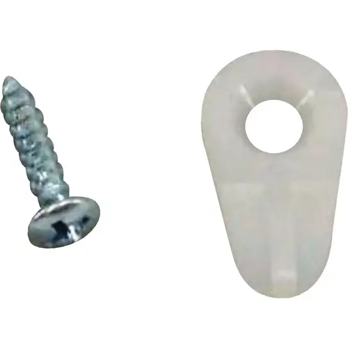 3/16 In. x 7/8 In. White Storm & Screen Clip (8 Count) 3/16 In. x 7/8 In. White Storm & Screen Clip (8 Count)