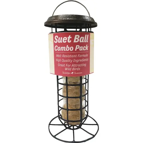 Suet Ball Combo Feeder Black Suet Ball Combo Feeder Black
