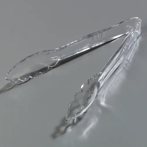 Carlisle 9 Inch Clear Plastic Utility Tong, 1 Each Carlisle 9 Inch Clear Plastic Utility Tong, 1 Each