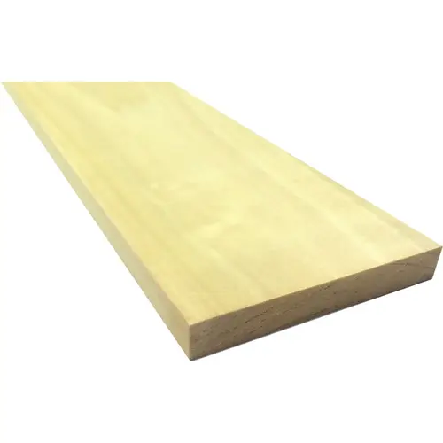 1/2 In. x 6 In. x 4 Ft. Poplar Wood Board 1/2 In. x 6 In. x 4 Ft. Poplar Wood Board